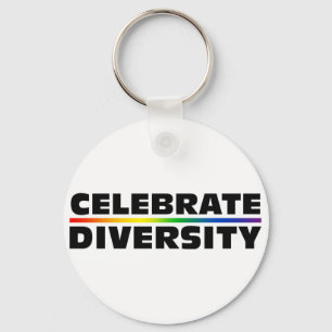Sleutelhanger Diversiteit vieren