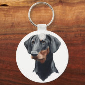 Sleutelhanger Doberman (Voorkant)