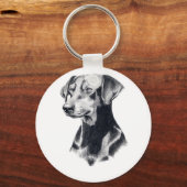Sleutelhanger Doberman (Voorkant)