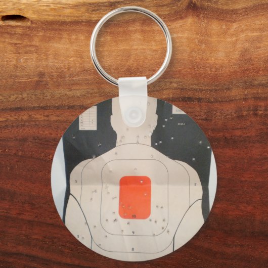 Sleutelhanger doelscherpschutter (Voorkant)