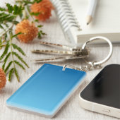 Sleutelhanger: DONKERBLAUWE OMBRE Sleutelhanger (Voorkant Rechts)