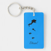 Sleutelhanger - duikers en vissen (Voorkant)