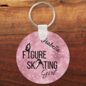 Sleutelhanger Figuur roze glans (Voorkant)