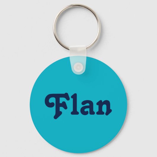 Sleutelhanger Flan (Voorkant)