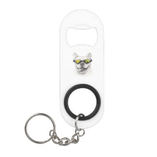 Sleutelhanger Flesopener Franse Bulldog Mini Flessenopener