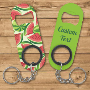 Sleutelhanger Flesopener met Watermeloenpatroon Mini Flessenopener