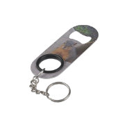 Sleutelhanger flesopening flessenopener (Achterkant Gekanteld)