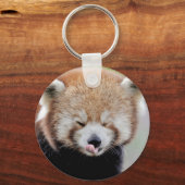Sleutelhanger foto rode panda. Panda roux. (Voorkant)