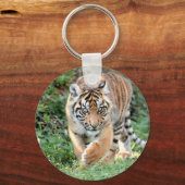sleutelhanger Fototijger, dieren 0190. (Voorkant)
