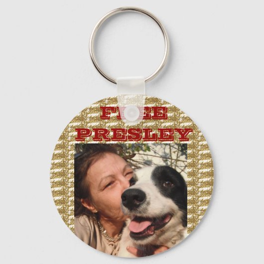 Sleutelhanger Free Presley (Voorkant)