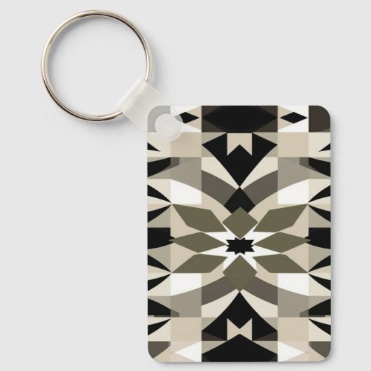 Sleutelhanger geometrie decor (Voorkant)
