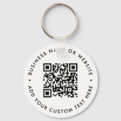 Sleutelhanger | Gepersonaliseerde QR-code Zakelijk (Achterkant)