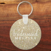 Sleutelhanger Glitter Bridesmaid (Voorkant)