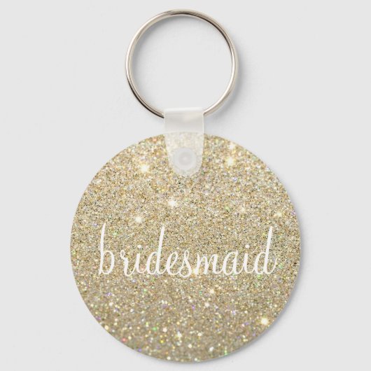 Sleutelhanger - Glitter Fab Bridesmaid (Voorkant)