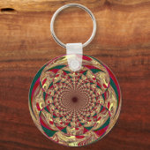 Sleutelhanger Gold Lace Print ZIZAGO (Voorkant)