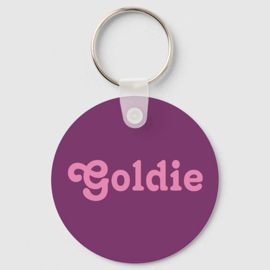 Sleutelhanger Goldie (Voorkant)