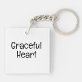 sleutelhanger "Graceful Heart" (Achterkant)