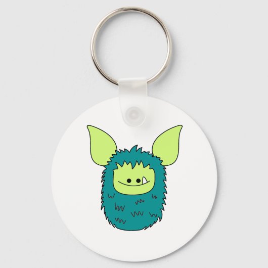 Sleutelhanger - Green Fuzzling (Voorkant)