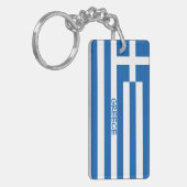 Sleutelhanger Griekse vlag (Voorkant Links)