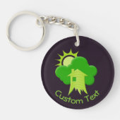 Sleutelhanger Groene Huis (Voorkant)