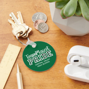 Sleutelhanger Groene School Pride Mascot Name