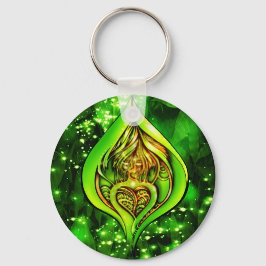 Sleutelhanger 'Hart van de Jungle' (Voorkant)