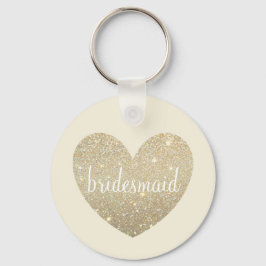 Sleutelhanger - Heart Fab Bridesmaid