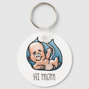 Sleutelhanger HI MOM