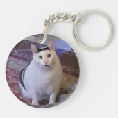 Sleutelhanger Huh Cat Meme (Achterkant)