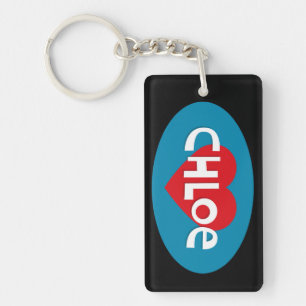 sleutelhanger "I Love CHLOE"
