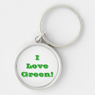 Sleutelhanger I Love Green