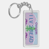 sleutelhanger "I LV 2 LEZEN"-Bord (Voorkant Links)