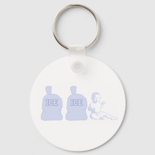 sleutelhanger ijs - baby (Voorkant)