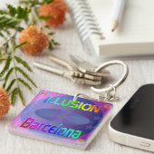 sleutelhanger "ILLUSION Barcelona"! (Voorkant Rechts)