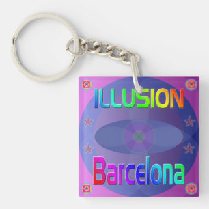 sleutelhanger "ILLUSION Barcelona"!