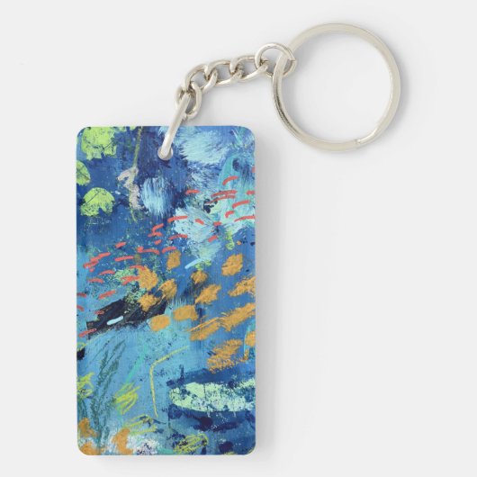 Sleutelhanger in Blackfish Design (achterkant)