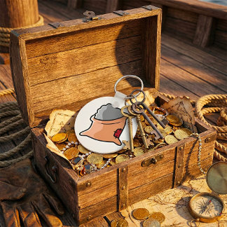 Sleutelhanger in de bodem