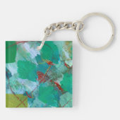 Sleutelhanger in marmeren design (Achterkant)