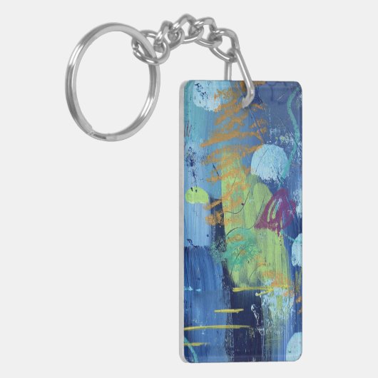 Sleutelhanger in onderwater grotontwerp (Voorkant Links)