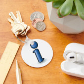 Sleutelhanger informatiesymbool