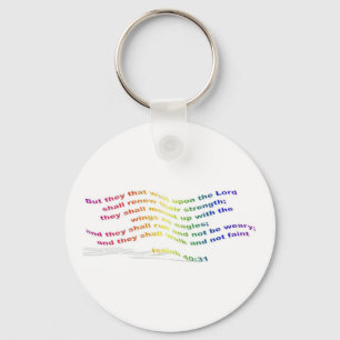 Sleutelhanger: Isaiah 40:31 Sleutelhanger