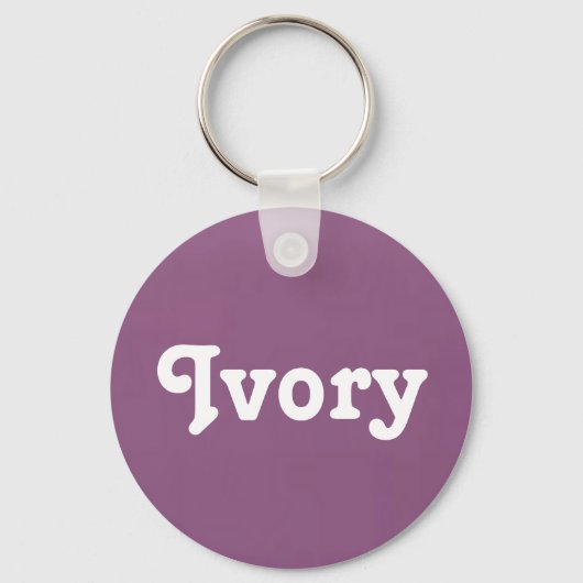 Sleutelhanger Ivoor (Voorkant)
