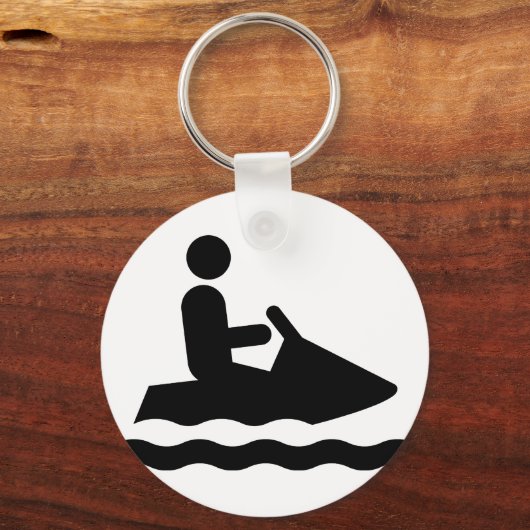 Sleutelhanger Jetskiing Symbol (Voorkant)