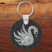 Sleutelhanger Jewel Swan Leather (017-047) (Voorkant)