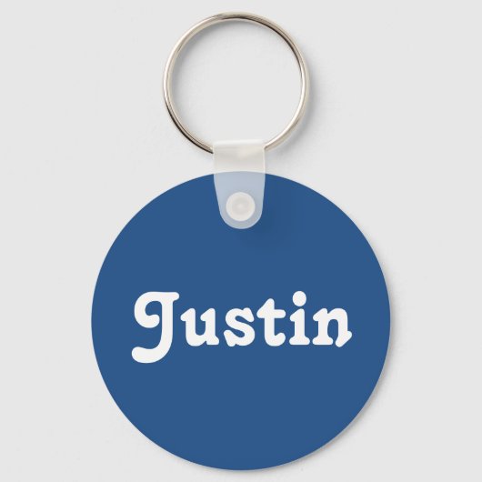 Sleutelhanger Justin (Voorkant)