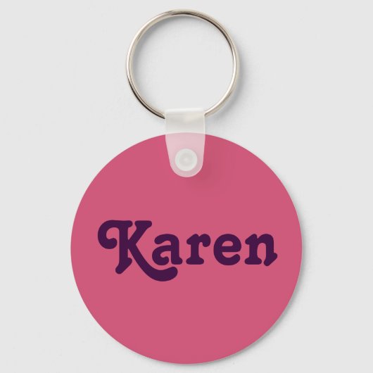 Sleutelhanger Karen (Voorkant)