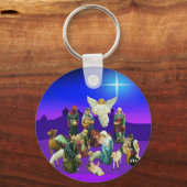 Sleutelhanger kerst-antivatyscène (Voorkant)