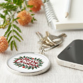 Sleutelhanger | Kerstkrans (Zijkant)