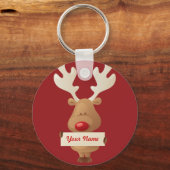 Sleutelhanger kerstrendieren (Voorkant)