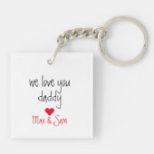 Sleutelhanger kinderwerk (Achterkant)